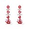 Set of 2 35.75"H Valentine's Wooden Heart & Love House Porch Decor